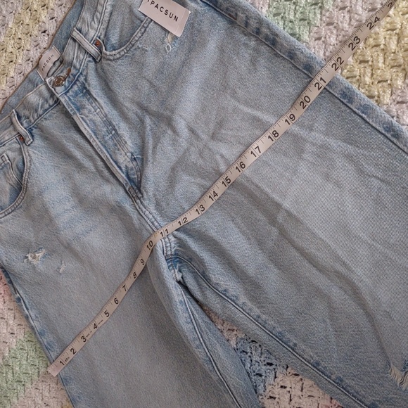 NWT Pacsun Size 30 Dad Jean High Rise Relaxed Straight Leg Button Fly Jeans - Picture 7 of 16